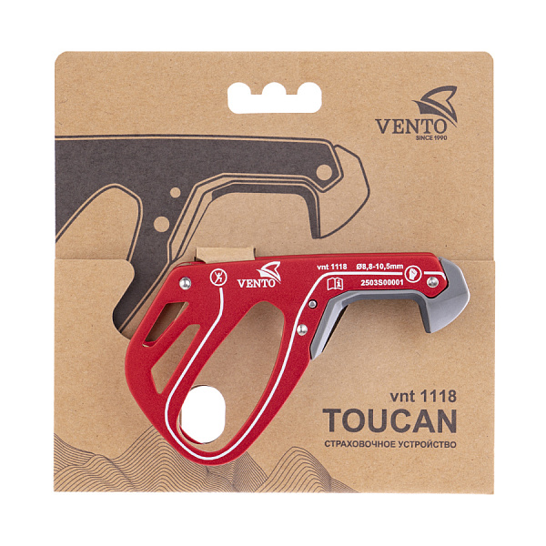 Toucan Страховочное устройство. Цвет: Красный